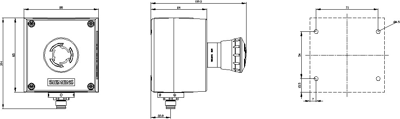 3SU1801-0NV00-4SA2 Siemens Control Devices in Housings Image 2