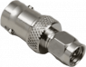 Coaxial adapter, 50 Ω, SMA plug to BNC socket, straight, 0409033