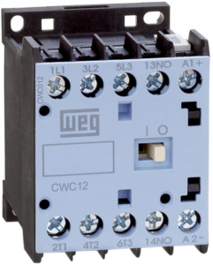 Compact contactor, 3 pole, 22 A, 230 V, 3 Form A (N/O), screw connection, 12487361