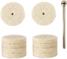 Grinding disc, 10 pieces, Ø 22 mm, felt, 28798