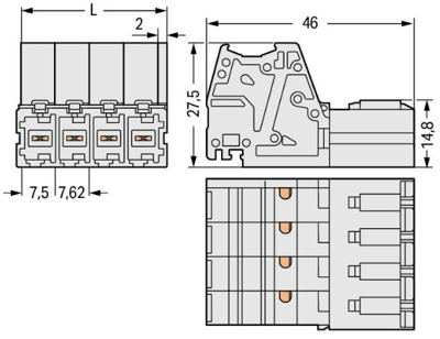 831-3208 WAGO Connecting Blocks Image 2