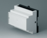 Polyphenylene oxide/polycarbonate DIN rail enclosure, (L x W x H) 82.4 x 99.2 x 86 mm, light gray/black, B6504112