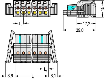 2721-110/037-000 WAGO PCB Connection Systems Image 2