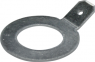 Ground connection washer, Ø 21 mm, (H) 0.8 mm, metal, for toggle switch, U187