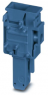 Plug, screw connection, 0.2-6.0 mm², 1 pole, 41 A, 8 kV, blue, 3060801
