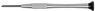 Watchmaker screwdriver, PH000, Phillips, BL 22 mm, L 100 mm, 4-365-AL