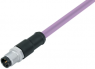 Sensor actuator cable, M12-cable plug, straight to open end, 5 pole, 10 m, PUR, purple, 4 A, 77 2529 0000 50705-1000