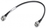 Coaxial Cable, N plug (straight) to N plug (straight), 50 Ω, EF 142, grommet black, 500 mm, 2700677