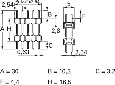 828296-8 AMP PCB Connection Systems Image 2