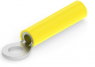 Insulated ring cable lug, 2.26-6.64 mm², AWG 12 to 10, 5 mm, yellow