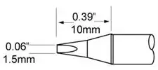 STP-CH15 METCAL Soldering tips, desoldering tips and hot air nozzles Image 3