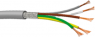 PVC control line LiYCY 10 x 0.14 mm², shielded, gray