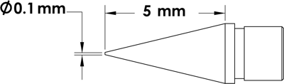 MFTC-6CNB4501 METCAL Soldering tips, desoldering tips and hot air nozzles Image 1