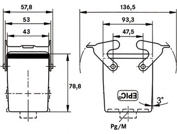 79090401 LAPP Housings for HDC Connectors Image 2