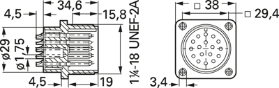 933063100 Hirschmann Automation and Control Other Circular Connectors Image 2