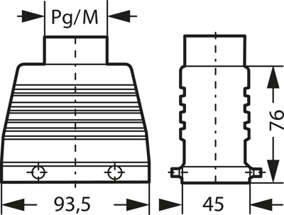 19300160427 Harting Housings for HDC Connectors Image 2