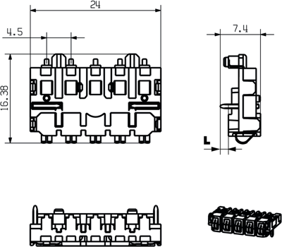 1155890000 Weidmüller Accessories for Enclosures Image 2