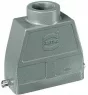 Grommet housing, size 10B, die-cast aluminum, PG21, straight, longitudinal bow locking, IP44/IP65/IP67, 09300100442