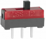 Slide switch, On-On, 1 pole, straight, 100 mA/30 VDC, SS12SDP2