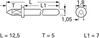 1364F.61 Vogt Pins