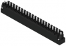 Pin header, 20 pole, pitch 3.5 mm, straight, black, 1842720000