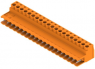 Pin header, 20 pole, pitch 5.08 mm, straight, orange, 1644870000