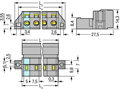 731-608/019-000 WAGO PCB Connection Systems Image 2