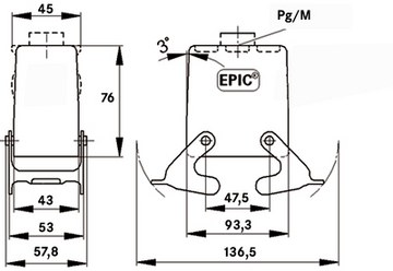 79105200 LAPP Housings for HDC Connectors Image 2