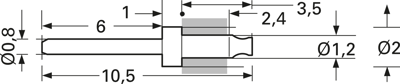 42.0055 Stäubli Electrical Connectors Pins