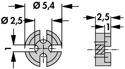 10144388 Fischer Elektronik Mounting pads Image 2