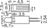 Spacer for LEDs