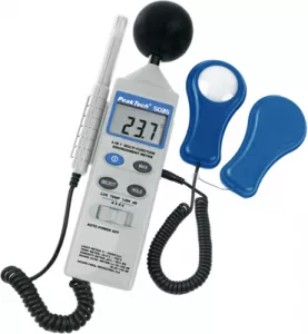 P 5035 PeakTech Luxmeter, Sound Level Meter, Magnetic Field Tester