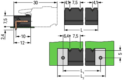 231-840/001-000/105-604 WAGO PCB Connection Systems Image 2