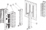 Connector Housing for Type C and R, Blank,Backplane Thickness 1.6 mm