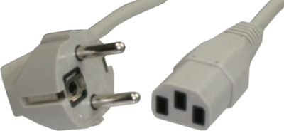 VII-H05VVF3G100-C13/3,00M GR7032 FELLER Power Cords Image 1