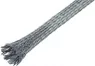 Metal braided sleeve, range 24-48 mm, silver, -50 to 200 °C