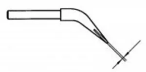 WTA 1 Weller Soldering tips, desoldering tips and hot air nozzles