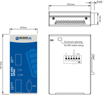 DC2412-UPSDP2 Bicker Elektronik DC/DC Converters Image 2