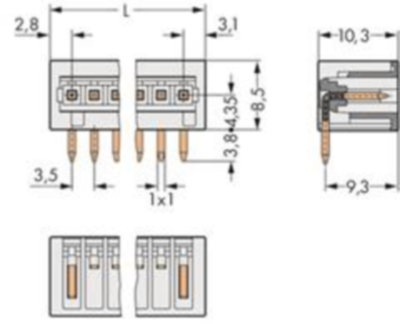 734-163 WAGO PCB Connection Systems Image 2