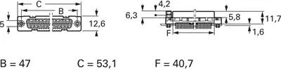 5-338311-2 AMP D-Sub Connectors Image 2