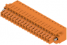 Socket header, 18 pole, pitch 3.5 mm, straight, orange, 1691040000