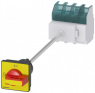 Emergency stop load-break switch, Rotary actuator, 4 pole, 63 A, 690 V, (W x H x D) 84 x 91 x 395 mm, front installation/DIN rail, 3LD2517-1TL13