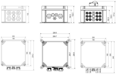 2866360000 Weidmüller Flush-mounted Boxes, Junction Boxes Image 4