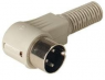 Plug, 3 pole, solder cup, angled, 931597517