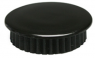 Front cap, black, for pointer knobs 428, 332.663