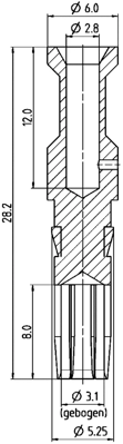 61 1311 139 binder Crimp Contacts Image 2