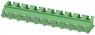 PCB terminal, 10 pole, pitch 7.5 mm, AWG 20-10, 32 A, screw connection, green, 1988037