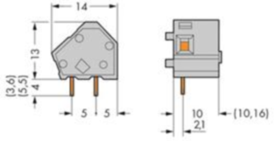 236-766 WAGO PCB Terminal Blocks Image 1