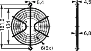 LZ 24 ebm-papst Finger Guards, Fan Covers