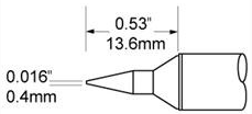 SCV-CNL04 METCAL Soldering tips, desoldering tips and hot air nozzles Image 3